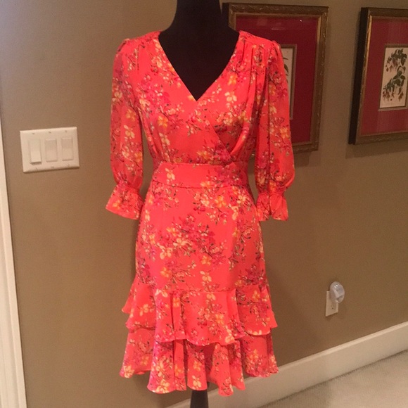 Alex Marie Dresses & Skirts - 😍Gorgeous😍 Alex Marie dark coral/floral dress